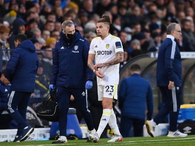 Didn't play in two October games due to a calf injury then tore his hamstring tendon in December and needed surgery. Sat out 14 games but was back on the bench at Wolves. Nearing a full recovery.