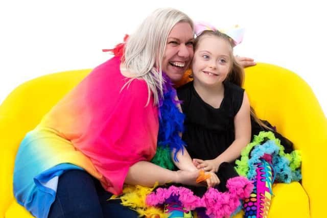 Julie Seabourne, whose daughter Connie, aged eight, has Down Syndrome, has been raising awareness for a number of years. Picture: WCAT.