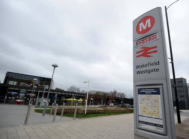 The proposed site of the HQ could be next to Wakefield Westgate station. (Pic: Simon Hulme)