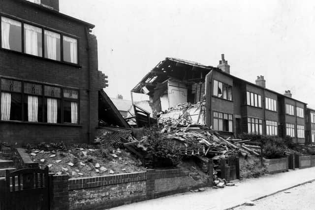 These photos showcase the devastation caused by The Leeds Blitz. PIC: Leeds Libraries, www.leodis.net