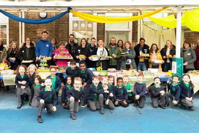 Children at Stoneydown Park Primary School were so excited to be a part of the appeal. They couldn't wait to get stuck in and contribute towards positive action
