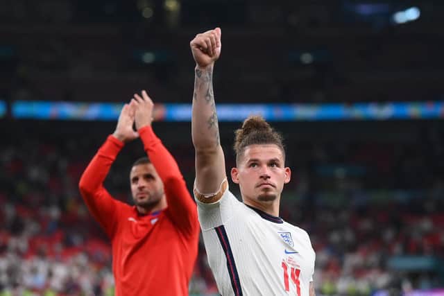 Kalvin Phillips helped take Gareth Southgate's England team to the final of Euro 2020. Pic: Laurence Griffiths.