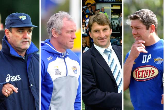 Graham Murray (left) Brian McDermott, Tony Smith and Daryl Powell.