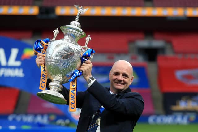 Challenge Cup-winning coach Richard Agar stepped down from his role at Leeds Rhinos on Monday following a poor start to Super League 2022. Picture: Mike Egerton/PA Wire.