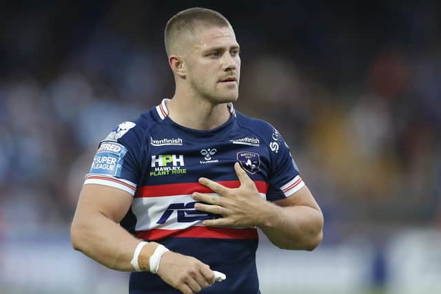 Ryan Hampshire signed for Tigers this month after leaving Wakefield Trinity at the end of 2021. Picture by Ed Sykes/SWpix.com.