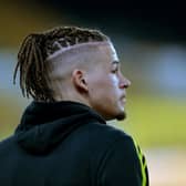 LOCAL LAD - Kalvin Phillips knows the size and potential of Leeds United having grown up a Whites supporter. Pic: Bruce Rollinson