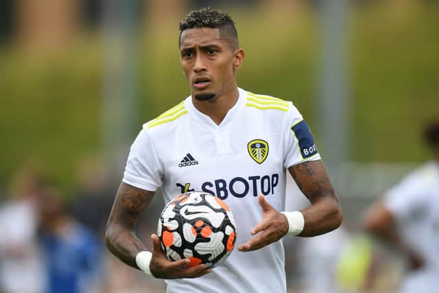 Leeds United winger Raphinha. Pic: Tony Marshall.