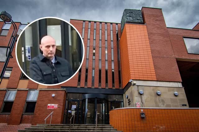 Alan Bird, pictured inset, was found guilty at Leeds Crown Court.