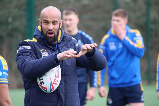 Jamie Jones-Buchanan has named his first squad as Rhinos' interim-coach. Picture by Phil Daly/Leeds Rhinos/SWpix.com