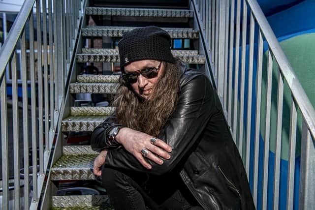 RJ began writing around 17 years ago when he was diagnosed with Crohn's disease, battling with debilitating pain and weight loss (Photo: Tony Johnson)