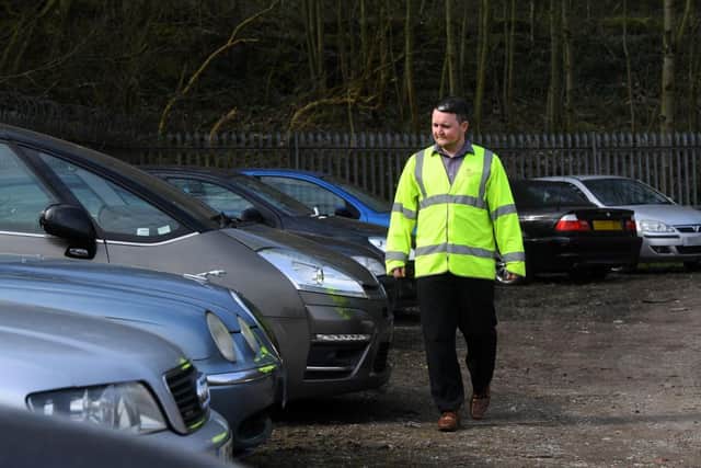 "It's important we take action on the minority of motorists who try and evade their tax." said, Paul Davies, DVLA's National Wheelclamping and ANPR manager. Picture: Jonathan Gawthorpe.