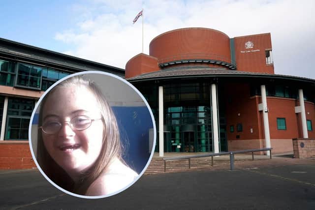 Preston Crown Court heard how Debbie Leitch was left to die alone in her squalid bedroom. Pictures: Getty/Lancashire Constabulary