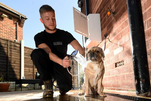Josh started at his childhood home, installing his first design for his mum.
Pic: Simon Hulme