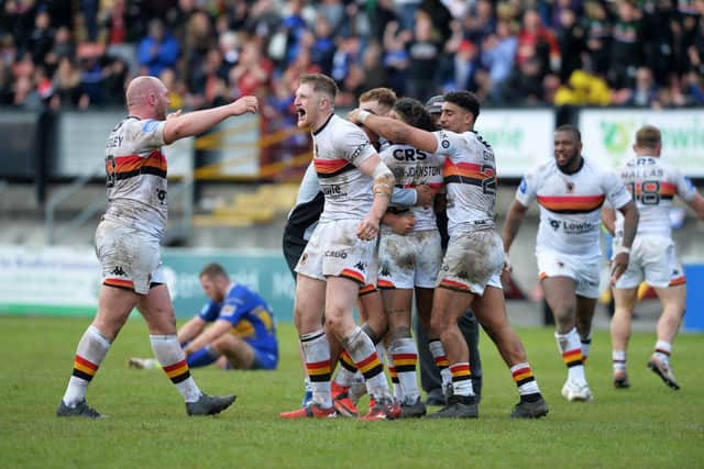 Richard Agar's reign as Rhinos coach began with a Cup defeat at Bradford in 2019. Picture by Bruce Rollinson.