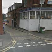 The man was found unconscious on North Street, Leeds, near the junction with St Thomas Row (Photo: Google)