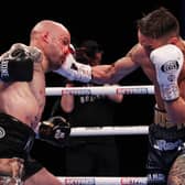BRUTAL BATTLE: Between Josh Warrington and Kiko Martinez. Picture: Mark Robinson Photography/Matchroom.