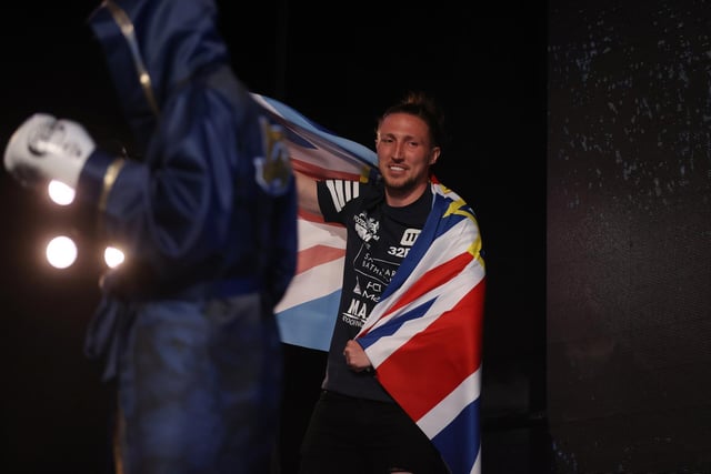 For Luke Ayling's ring walk.
Picture By Mark Robinson Matchroom Boxing.