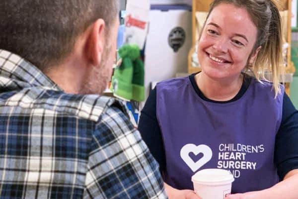 Family support worker Sarah Cherry, whose role has been funded by the Children's Heart Surgery Fund.