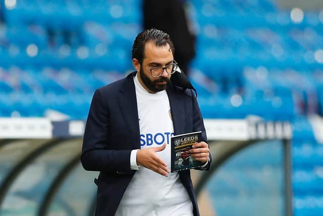 Leeds United director of football Victor Orta. Pic: Lynne Cameron.