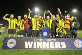 Beck & Call, of the Leeds Combination League, have won the West Riding County FA Sunday Trophy. Picture: Beck & Call.