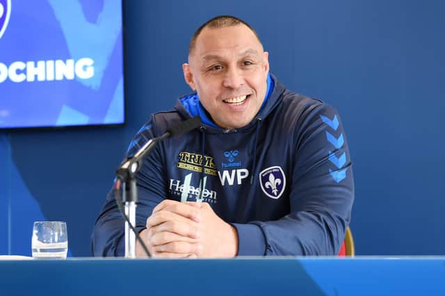 Wakefield Trinity coach Willie Poching was full of praise for his players' spirit after Sunday's sixth-round Challenge Cup win at Warrington Wolves. Picture: Simon Wilkinson/SWpix.com.