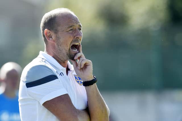 Guiseley joint manager Russ O'Neill. Picture: Steve Riding.