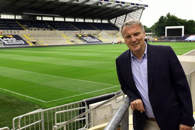 Gary Hetherington, Chief Executive at Leeds Rhinos at Headingley.