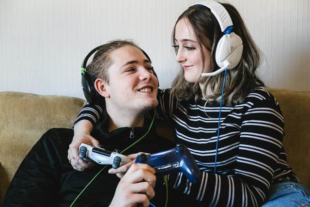 Leeds man Finlay Brown, 20, and Northern Irish Sophia Carlile, 19, felt an instant attraction when they chatted after gaming on the same team.