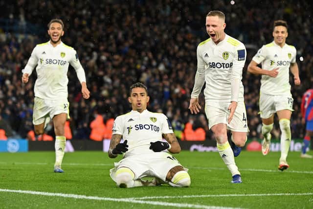 WANTED MAN - Leeds United winger Raphinha is a player Barcelona want to sign this summer, but they're not his only admirers. Pic: Bruce Rollinson