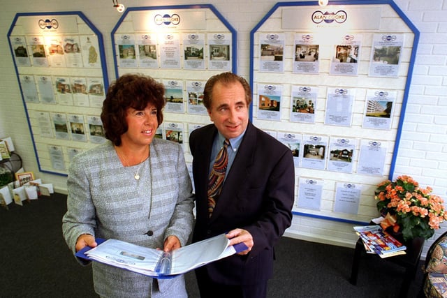 Alan and Jennifer Cooke opened a new estate agents on Harrogate Road in September 1996.