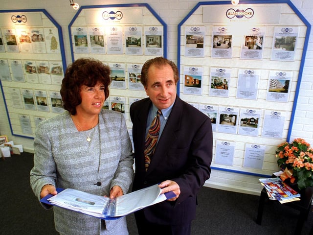 Alan and Jennifer Cooke opened a new estate agents on Harrogate Road in September 1996.