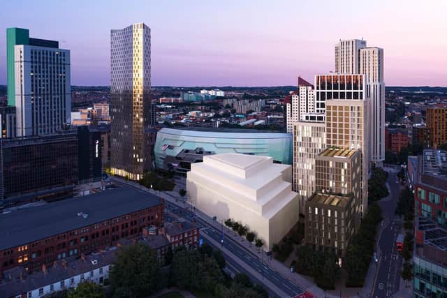 How the new development is envisaged.