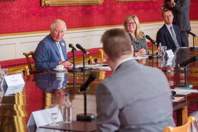 He has gone from not leaving his house two years ago due to severe depression to speaking with HRH Prince Charles.