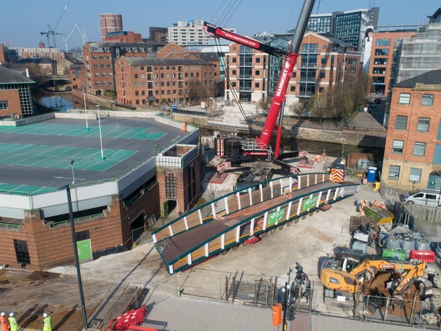 “We feel privileged to work with our long-standing partner, Leeds City Council and the David Oluwale Memorial Association, strengthening community connections, installing this footbridge." said, Gareth Farrier, BAM Nuttall’s North England regional director.