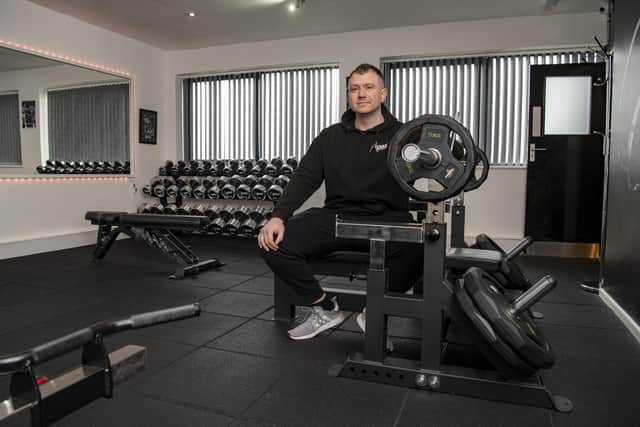 Terry Glichrist, 38, was originally due to launch Apex Boutique Gym, in Pudsey, the day before the first Covid lockdown was announced.
cc Tony Johnson/JPI