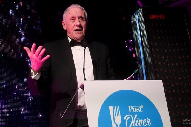 After dinner, host Harry Gration took to the stage to kick off the presentations.