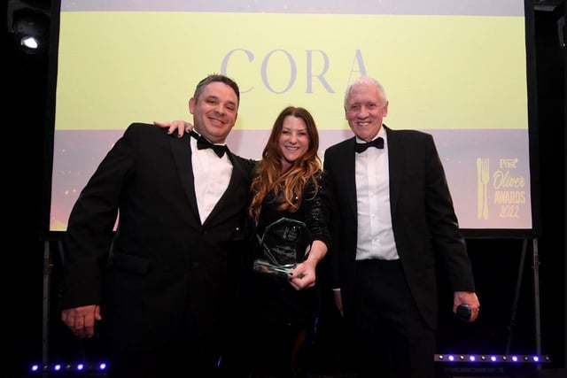 Winner of the Best Newcomer of the Year - CORA.