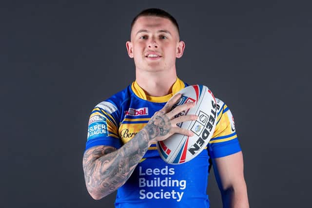 Leeds Rhinos hooker Corey Johnson is unavailable for the Super League game against St Helens because of injury. Picture: Allan McKenzie/SWpix.com.