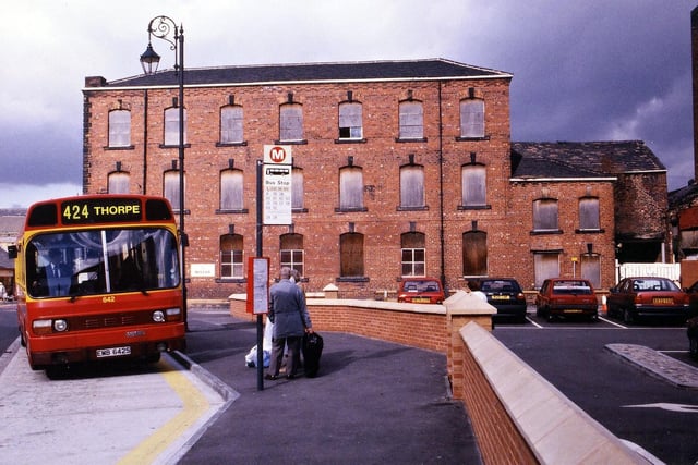 Commercial Street Mills on Ackroyd Street at Morley in October 1995. This was after the building had become subject to a preservation order, but before work commenced in converting the mill into flats. PIC: David Atkinson Archive