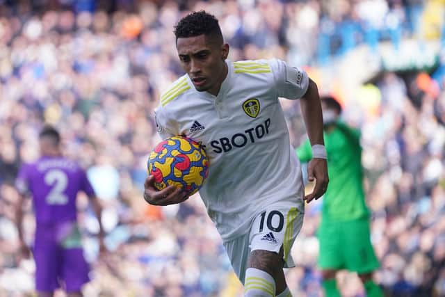 ONE GOAL - Victor Orta says Raphinha's priority is simply to keep Leeds United in the Premier League. Pic: Getty