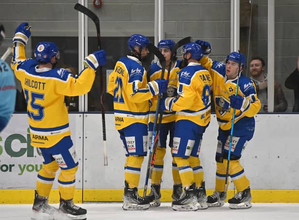 Leeds Knights lost out 5-2 to Peterborough Phantoms in their NIHL National clash on Saturday night at Elland Road Picture: Bruce Rollinson