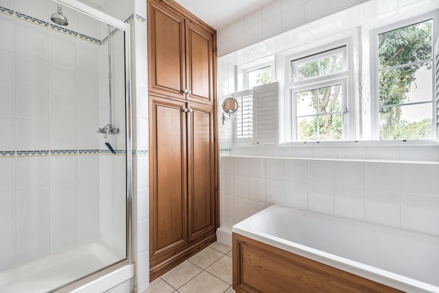 On this floor there is a shared family bathroom with a four-piece suite, including separate walk-in shower.