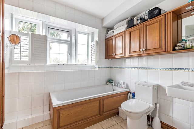 Estate agents Hunters said the landing offers plenty of room to create an additional en-suite bathroom.