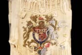 It is from one of the 23 official wedding cakes that were made for the wedding of Prince Charles and Lady Diana Spencer at St Paul’s Cathedral on Wednesday, July 29 in 1981.