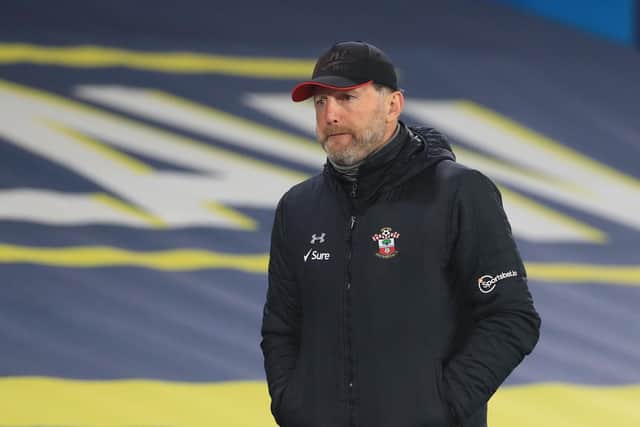 RATTLED RALPH - Southampton boss Ralph Hasenhuttl said Leeds United were 'nasty' in the way they went about their victory the last time the sides met at Elland Road. Pic: Getty