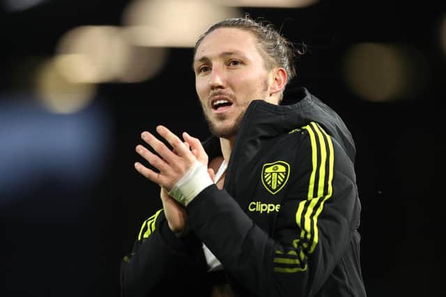 CHANGED ATTITUDE: From brave Leeds United defender Luke Ayling. Photo by George Wood/Getty Images.