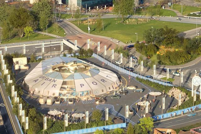 CGI of the terminal