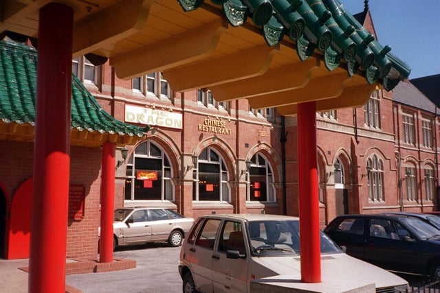 Do you eat here back in the day? Chinese restaurant The Dragon on Gower Street.