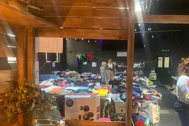 Shenanigans Armley is hosting a huge huge jumble sale today to support refugees in the area.