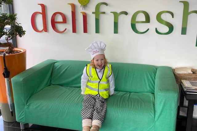 Imogen Bowley, who is just four years old, was diagnosed with global development delay and was non-verbal before the Covid pandemic.
cc Deli Fresh